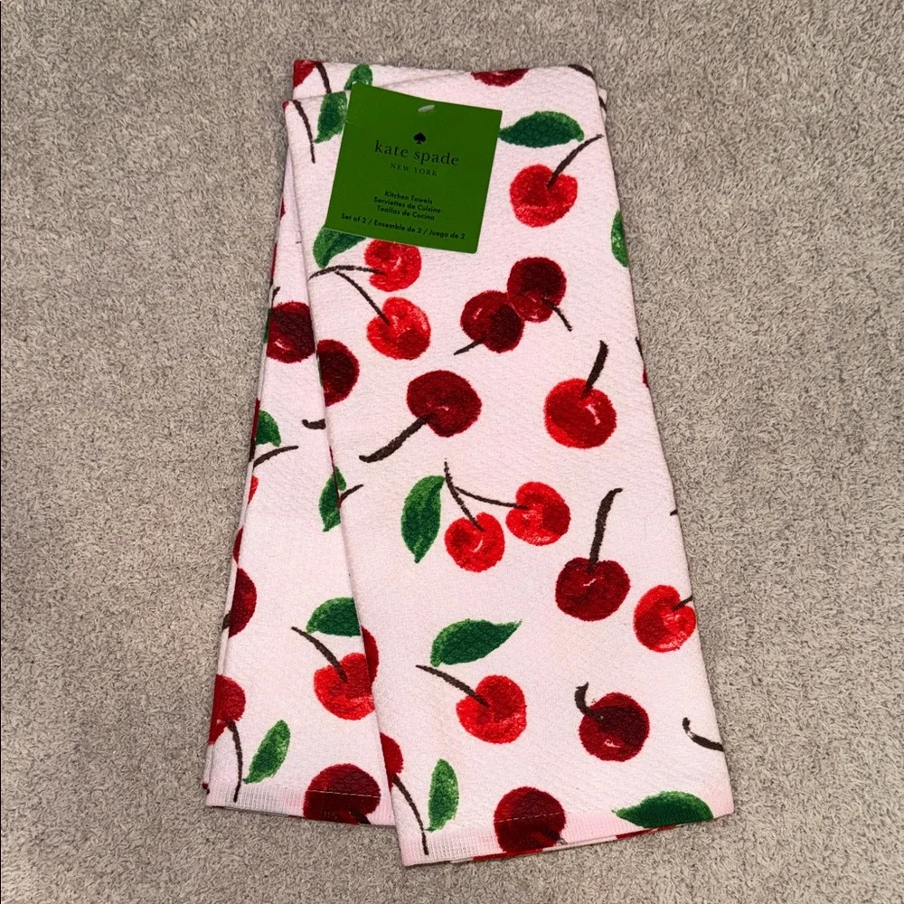 Kate Spade Cherry Pattern Towel